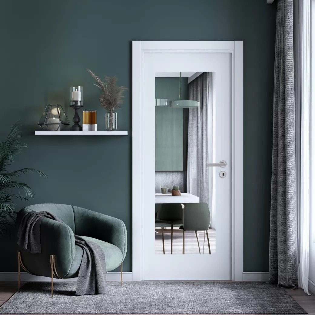 Lichtausschnitt CLEAR ESG BASIC GREEN klar 535x1420x4mm