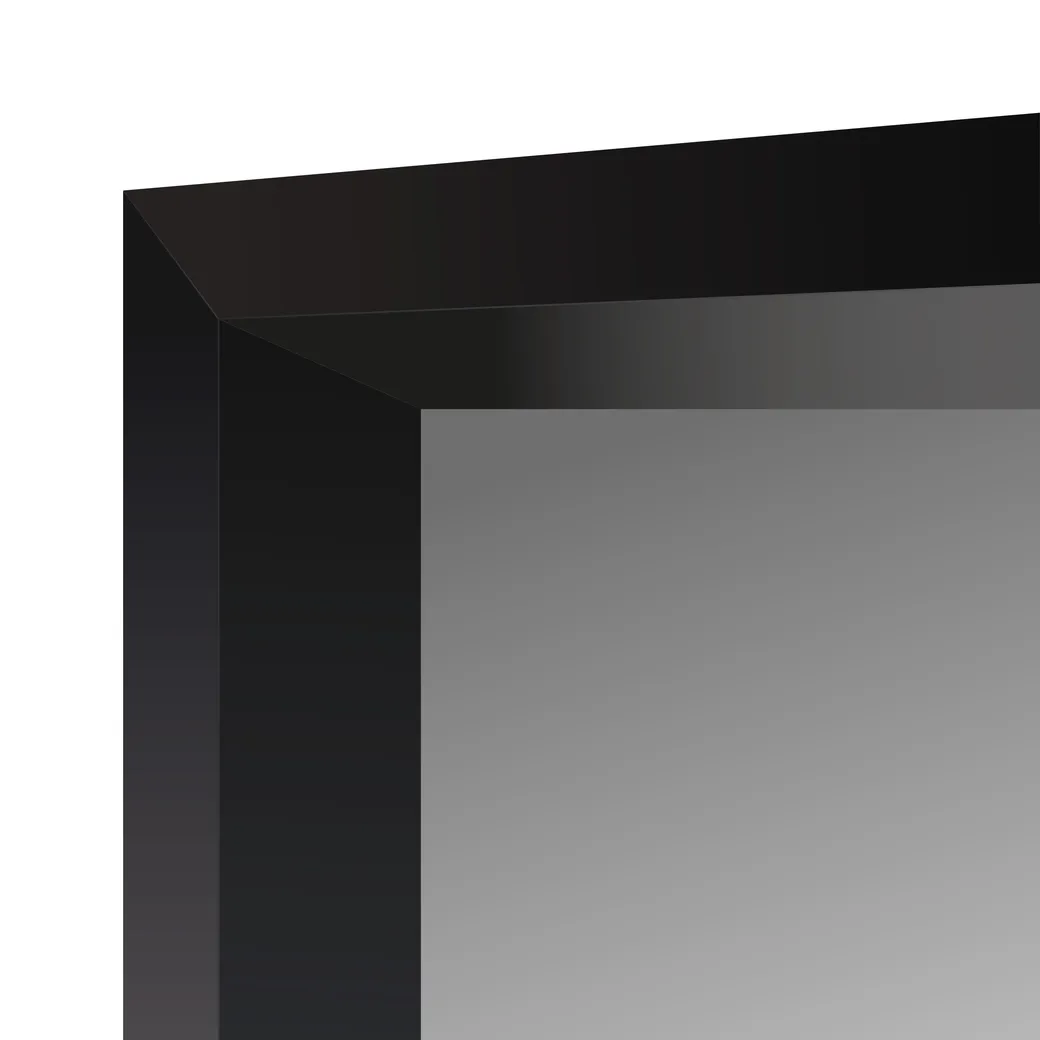 Schiebetür-Set JUBIDOOR LOFTLINE BLACK inkl. Griffstange Glas teilmattiert 935x2058 Wandmontage