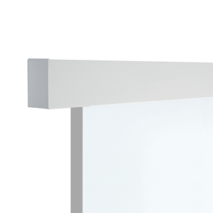 Schiebetürsystem LINEA 40, Oberfläche Alu EV1, Montageort Wandmontage, Anzahl Türflügel und Breite 1,9m 1-flg., Traglast 40 kg, Set beinhaltet GM_49110