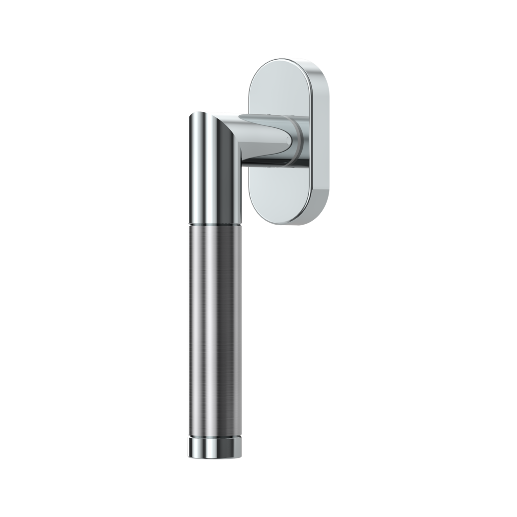 Fenstergriff AVANTGARDO Edelstahl poliert-matt R 7x32mm