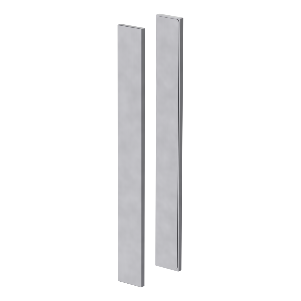Griffleistenpaar GS_49002 Klebetechnik 40x350x7mm Edelstahl-Optik matt