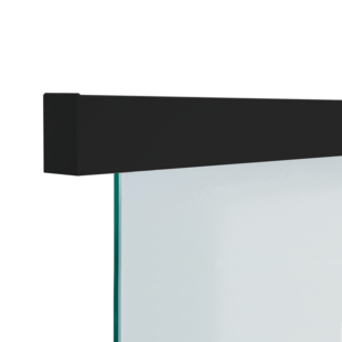 Schiebetürsystem LINEA 60 2.0, Oberfläche Schwarz, Montageort Deckenmontage, Anzahl Türflügel und Breite 2m 1-flügelig, Traglast 60 kg