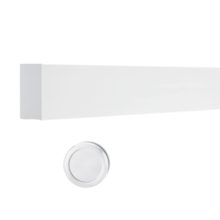 Freigestelltes Produktbild im idealen Blickwinkel fotografiert zeigt das Diamond Doors Schiebetürsystem TOLEDO für Holztür, 1-flügelig, Alu EV1 mit Griffmuschel CIRCLE
