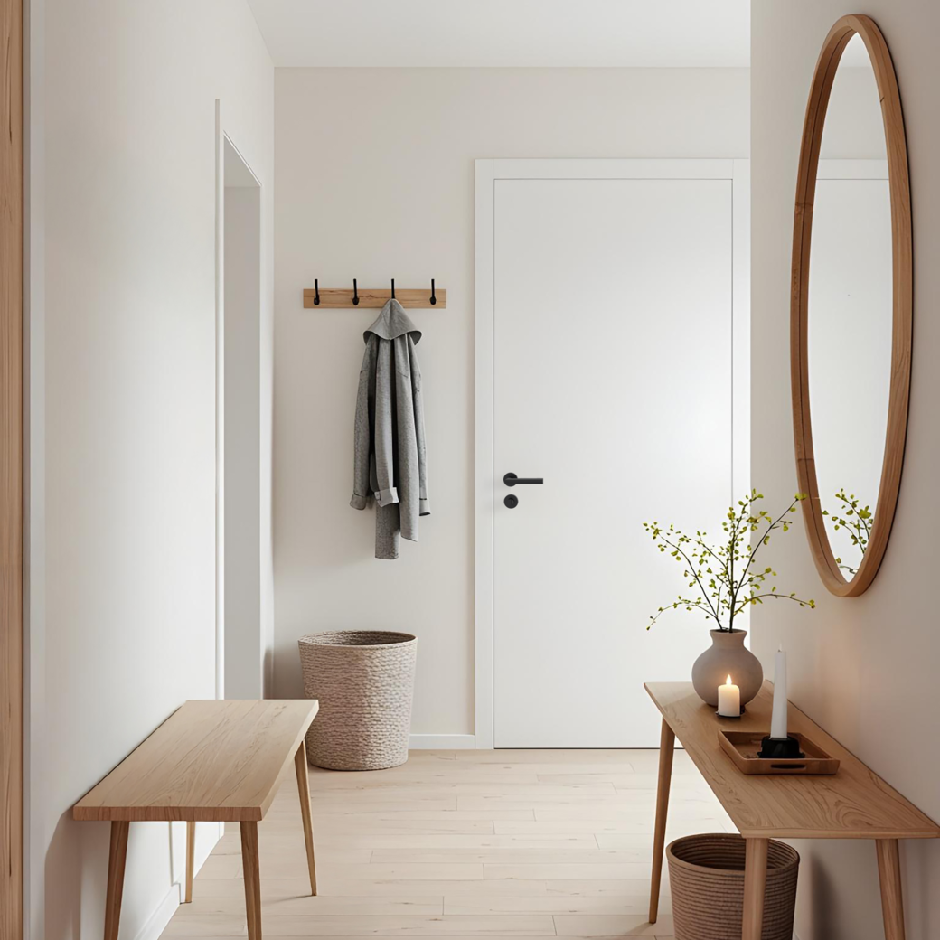 Türgriffgarnitur L-FORM BLACK Klipptechnik Rosetten rund WC Schwarz