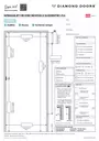 Diamond Doors Aufmassblatt für deine individuelle Glasdrehtür 1-Flüglig AT