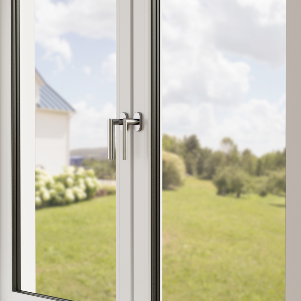 Fenstergriff SOUTH DAKOTA Edelstahl matt R 7x32mm