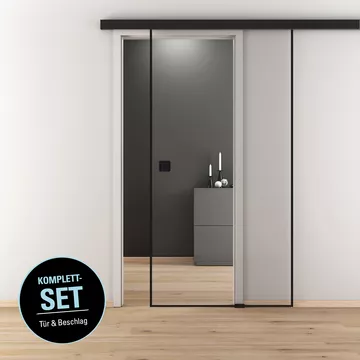 Schiebetür-Set BLACK EDGE