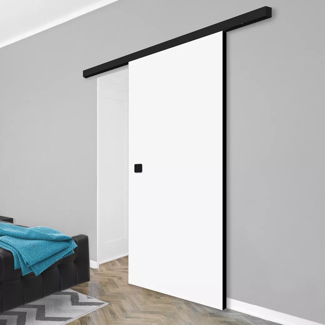 Schiebetür-Set JUBIDOOR Wood Holz 935x2058mm Wandmontage inkl. GM FLEX QUATTRO