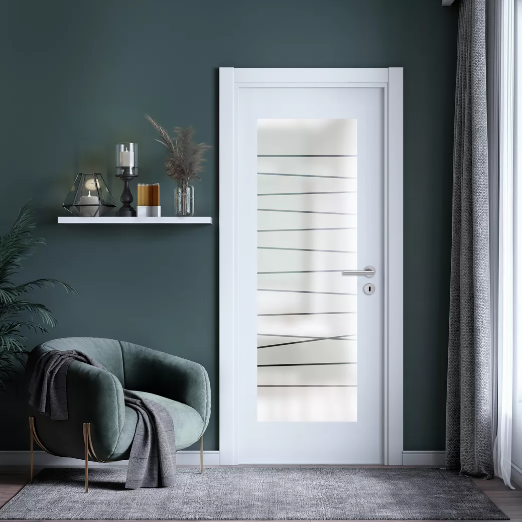 Lichtausschnitt TOGETHER ESG BASIC GREEN teilmattiert 535x1420x4mm