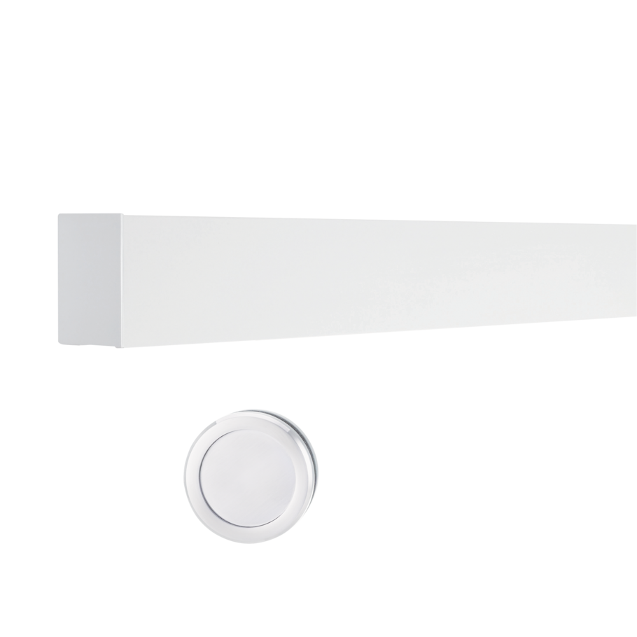 Freigestelltes Produktbild im idealen Blickwinkel fotografiert zeigt das Diamond Doors Schiebetürsystem LINEA für Glastür, 1-flügelig; Alu EV1