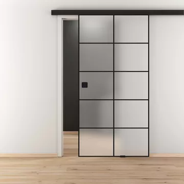 Glasschiebetür Black Loft