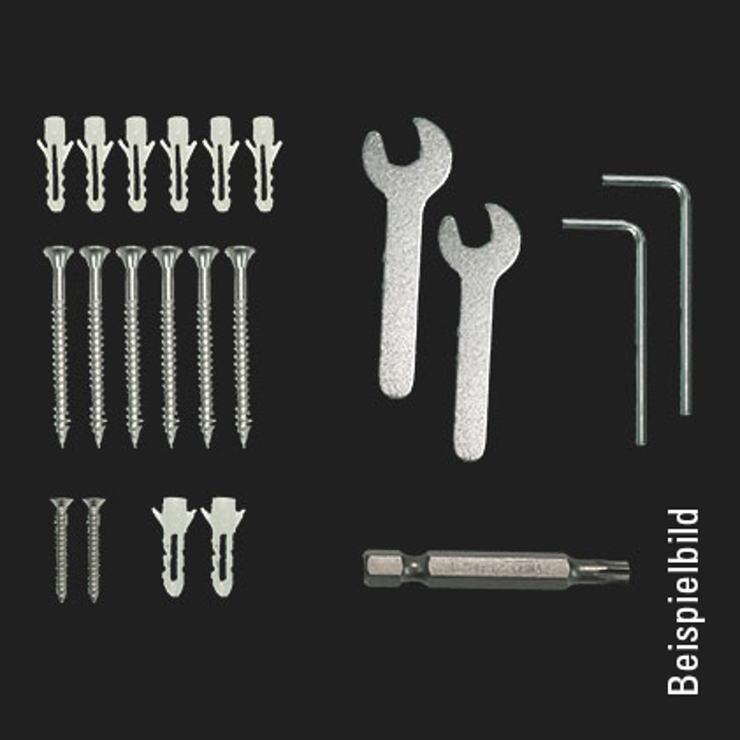 Schiebetür-Set BLACK EDGE Wood Holz 935x2058mm Wandmontage inkl. GM QUATTRO Schwarz