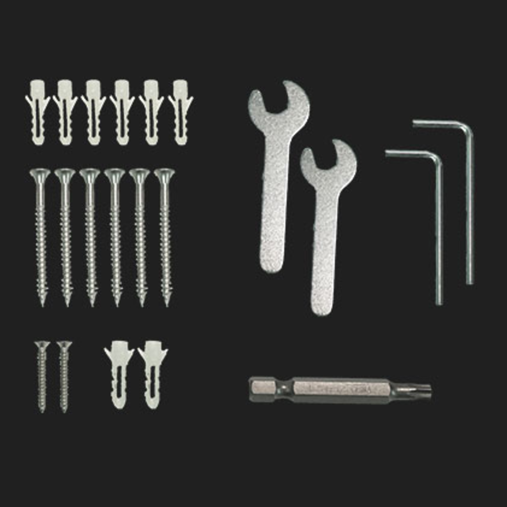 Schiebetür-Set BLACK LINES Glas matt 935x2058mm Wandmontage inkl. FLEX QUATTRO Schwarz