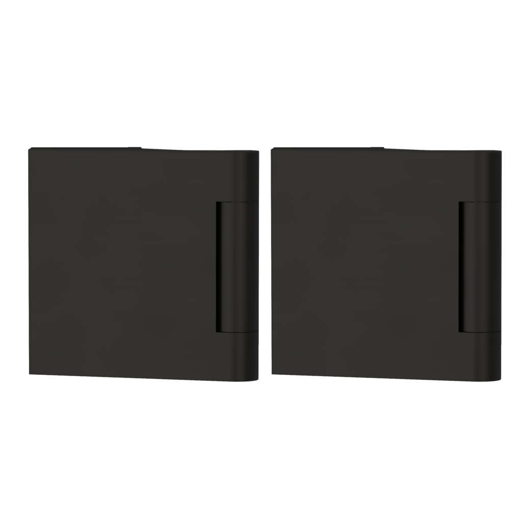 Bandpaar inkl. Rahmenteile STYLE Office Holzzarge Schwarz
