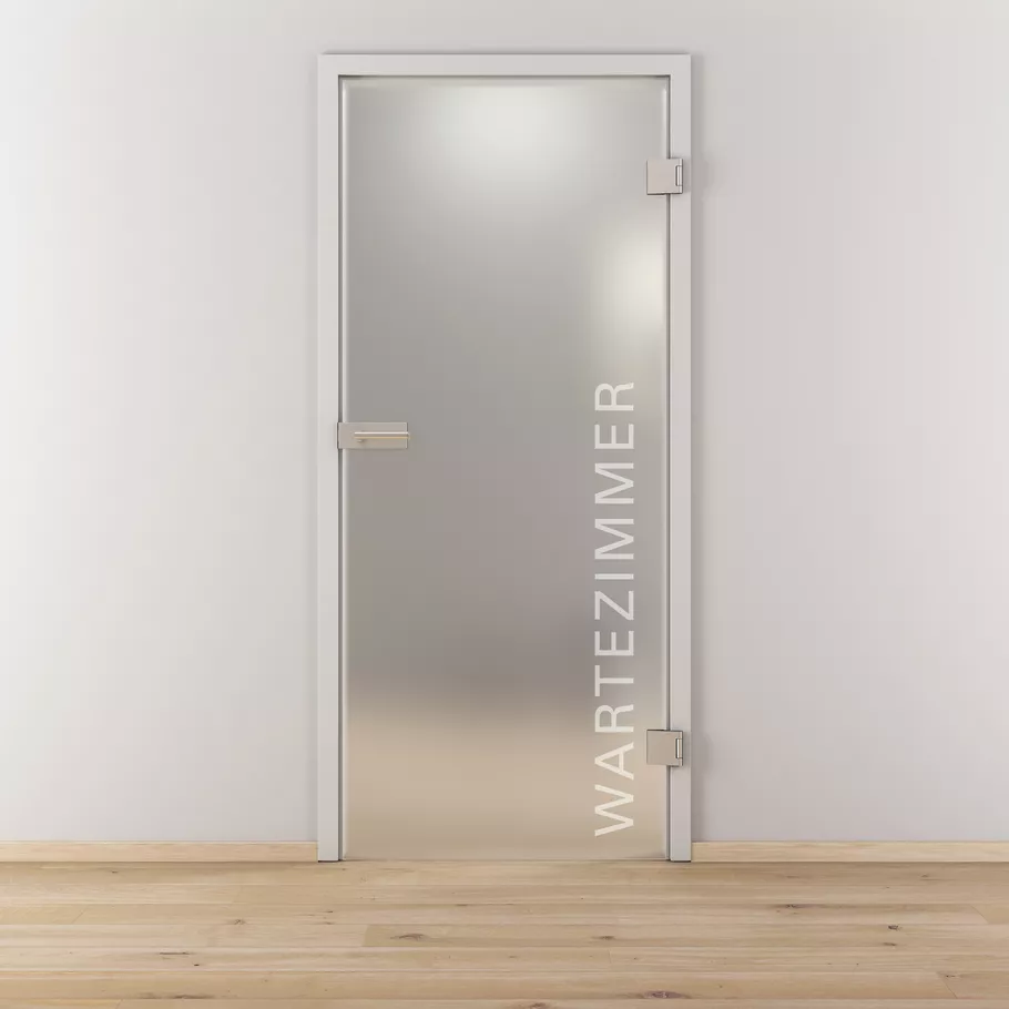 Glasdrehtür DD 554 ESG BASIC GREEN matt 821x2013x8mm Studio/Office Ö-Norm R