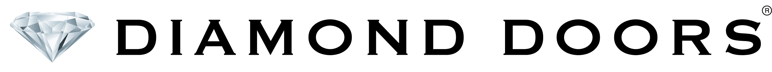 DIAMOND DOORS Logo in schwarz